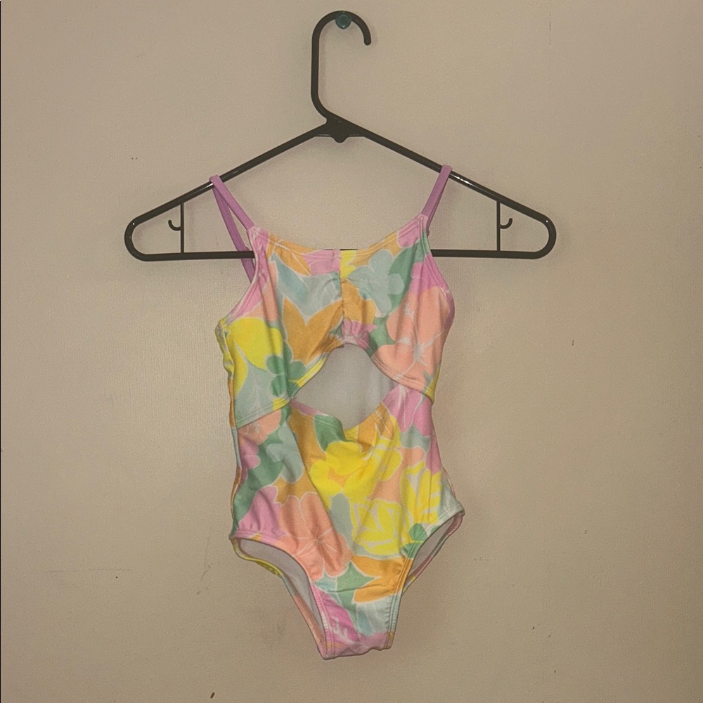 Cat & Jack Kids Floral One Piece Swimsuit